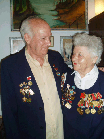 Luis Lavín y su esposa Svetlana. Fotografía gentileza de Josu García